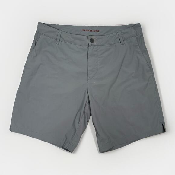 Rhone Shorts Gray 8" Inseam Stretch Outdoors Golf Performance Men's Size 31 - Picture 1 of 9